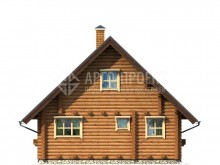 1-02 Компактный деревянный дом для сезонного проживания