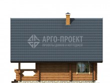 1-02 Компактный деревянный дом для сезонного проживания