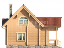 1-03 Небольшой деревянный дом для сезонного проживания