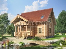 1-03 Небольшой деревянный дом для сезонного проживания