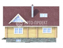 1-10 (1-09a) Деревянный дом с цокольным этажом