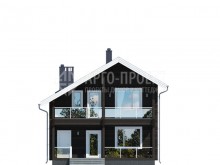 1-39c Проект экономичного современного деревянного дома