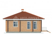 K-026 Проект одноэтажного деревянного дома
