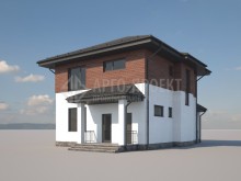 3-61 Проект двухэтажного дома из газобетона