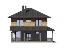 3-57 Проект двухэтажного дома из пеноблоков