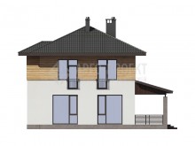 3-57 Проект двухэтажного дома из пеноблоков