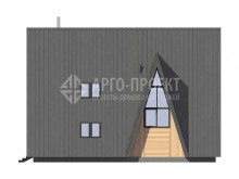 4-01 Проект каркасного А-образного дома-шалаша